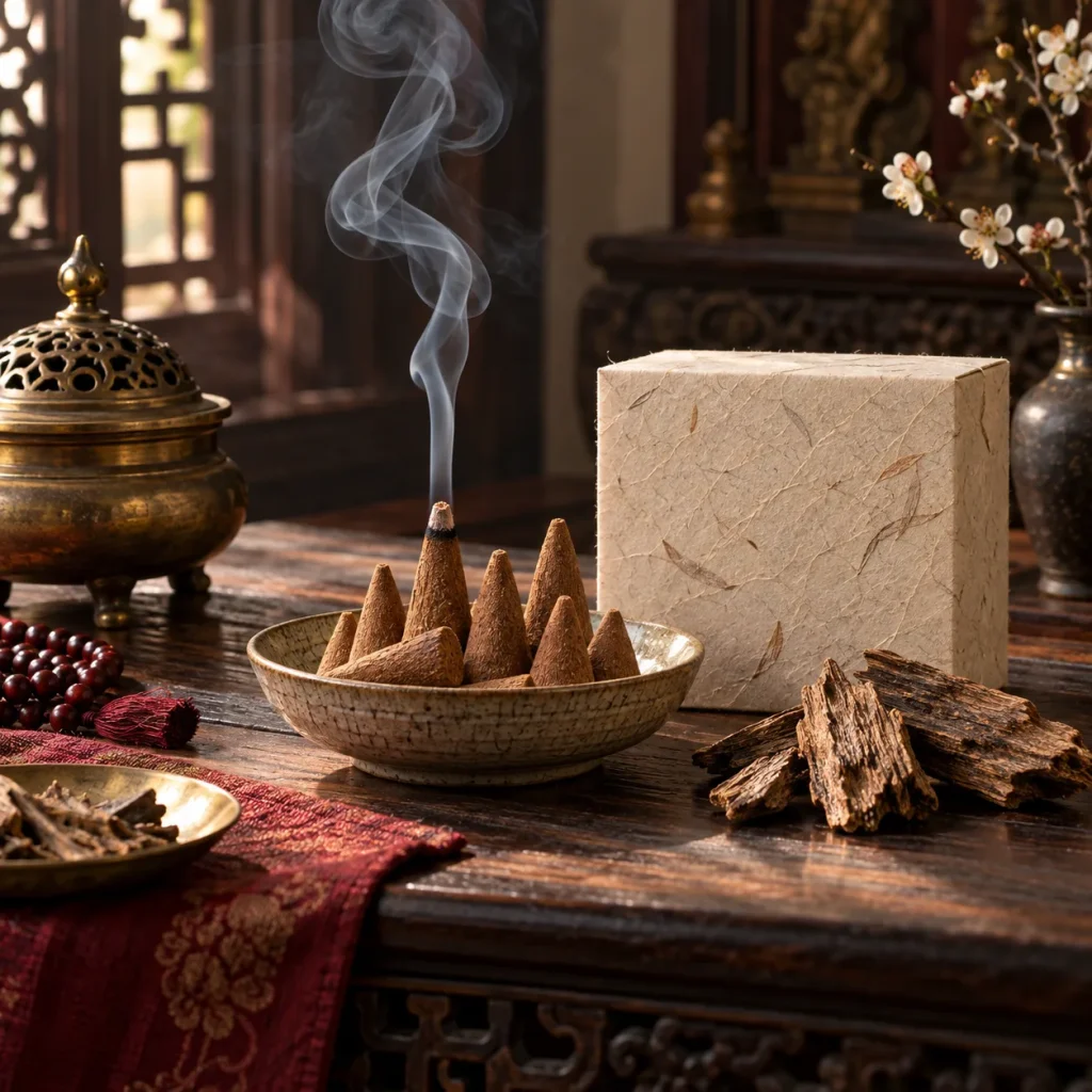 Nụ trầm hương tự nhiên Khánh Hòa và làn khói mảnh