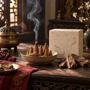 Nụ trầm hương tự nhiên Khánh Hòa và làn khói mảnh